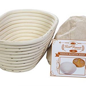 Saint Germain Bakery - Oval Banneton Proofing Basket with Liner
